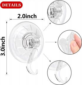 img 1 attached to Powerful & Removable Suction Cup Hooks For Various Uses – Pack Of 16