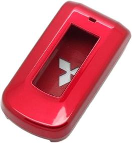 img 2 attached to 🔴 SEGADEN Metallic Red ABS Hard Case Holder for MITSUBISHI Smart Remote Key Fob 2 3 Button SV0520