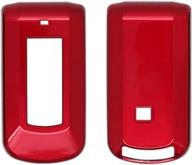 🔴 segaden metallic red abs hard case holder for mitsubishi smart remote key fob 2 3 button sv0520 логотип