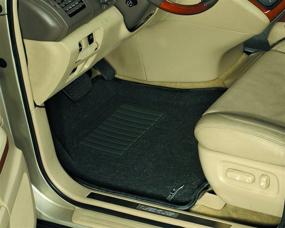 img 2 attached to 🚗 Custom Fit 3D MAXpider L1DG01212209 Front Row Floor Mat for Dodge Journey - Black Classic Carpet Model