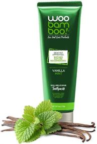 img 1 attached to 🌿 Woo Bamboo Vanilla Mint Toothpaste 4: Natural, Eco-friendly Oral Care Solution