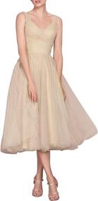 img 2 attached to NaXY Vintage Sleeves Bridesmaid Evening Women's Clothing at Dresses