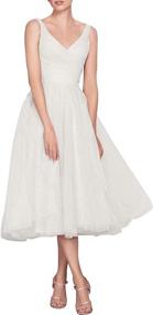 img 1 attached to NaXY Vintage Sleeves Bridesmaid Evening Women's Clothing at Dresses