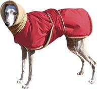 🐶 didog waterproof dog winter jackets - keep your pet warm and dry in cold weather with soft fleece lining and windproof design - perfect outdoor apparel for medium to large dogs, red логотип