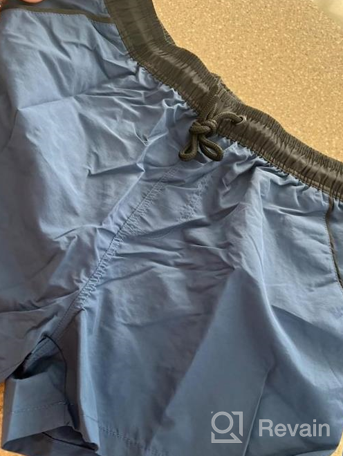 img 1 attached to Stay Stylish And Comfortable With AOTORR Men'S Quick Dry Swim Trunks With Back Zipper Pockets review by Jimmy Garcia