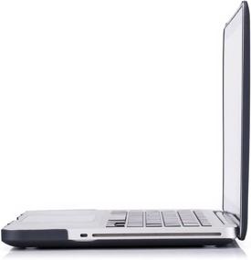 img 1 attached to Жесткий чехол и чехол для клавиатуры для MacBook Pro 13 дюймов с CD-ROM (2009-2012) — черный от RUBAN