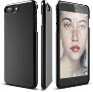 elago slim fit 2 jet black iphone 7 plus case - lightweight, minimalistic, & true to fit for exclusive compatibility with iphone 7 plus logo