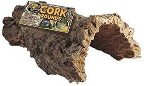 img 2 attached to 🌳 Large Natural Cork Bark Round by Zoo Med