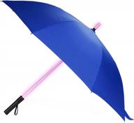 stay dry in style: bestkee lightsaber umbrella with led laser sword and torch for ultimate rain protection in 7 color changing shaft логотип