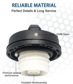 img 2 attached to High-Quality Locking Gas Cap with 2 Keys for Jeep Ram Chrysler 🔒 Dodge - Secure Fuel Cap Compatible with Multiple Models - Easy Replacement for 05278655AB