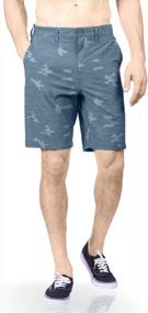 img 3 attached to Premium Quick Dry Hybrid Board Shorts/Walk Shorts For Men - Regular Fit, 21 Inches, Available In Sizes 30-44 By Visive