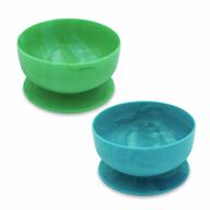 choomee silicone baby bowls with extra strong suction base, durable and firm for infant & toddler baby led feeding - 2 ct logo