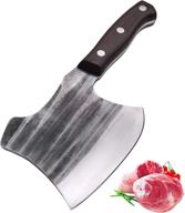 super heavy-duty kitchen axe knife: kitory frozen meat cleaver for big bone and frozen meat - 1.68lb - k2 butcher chopper логотип