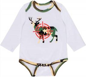 img 2 attached to Newborn Deer Outfit: Mommy'S Little Man And Daddy'S Hunting Buddy Pants Set