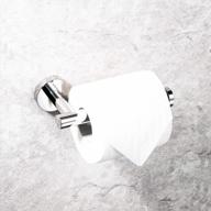 вешалка для держателя туалетной бумаги из нержавеющей стали sus 304 с настенным креплением для современной ванной комнаты и кухонного аксессуара - хромированная отделка, включая держатель для бумажных полотенец, держатель рулона салфеток и кольцо для полотенец для рук логотип