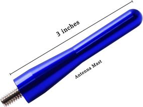 img 3 attached to Blue 3-Inch JAPower Replacement Antenna for Scion tC (2002-2021) - Enhancing Style & Performance in Your Automotive, Car, or Truck