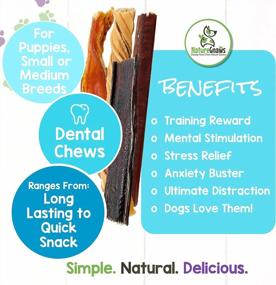 img 1 attached to Nature Gnaws Combo Pack - Long-Lasting Dog Chews For Puppies And Adult Dogs - Rawhide-Free Chew Bones, Bully Sticks, And Chew Sticks - Perfect For Teething And Dental Health - All-Natural (12 Count)