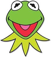 🐸 kermit muppets jim henson vinyl car sticker decal - 2.5" - fun and memorable muppet character for your vehicle логотип