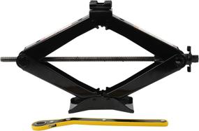 img 2 attached to 🔧 NovelBee Scissor Jack: Max 2T Load Capacity, 4" to 16.2" Lift Range, Hand Crank Included