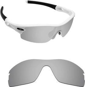 img 4 attached to Alphax Silver Titanium Polarized Replacement Men's Accessories via Sunglasses & Eyewear Accessories