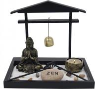 dharmaobjects buddha zen garden tea light candle holder set (golden bell buddha) logo