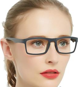 img 2 attached to MARE AZZURO TR90 Reading Glasses for Men - Stylish Reader from 1.00 to 4.00 Strength