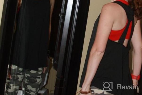 img 1 attached to Camo Chic: Women'S Sleeveless Tank Tops By AMiERY review by Rebecca Flores