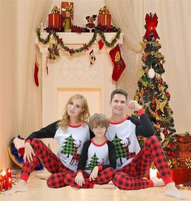 img 2 attached to Matching Pajamas Christmas Sleepwear Clothes Apparel & Accessories Baby Boys : Clothing