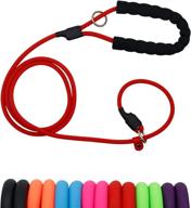 🐾 waterproof slip lead leash for medium to large dogs - no-pull training, 6ft candy red логотип