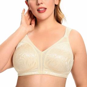 img 1 attached to Flattering Support: HANSCA Full Figure Minimizer Bras For Large Busted Women