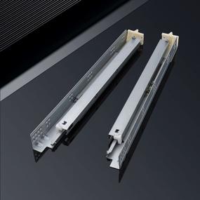 img 3 attached to Knobonly 21" Soft Close Full Extension Drawer Slides - 10 Pairs With Locking Device Included And 85 Lb Load Capacity