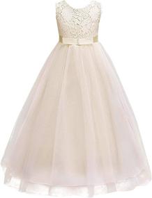 img 2 attached to Vintage Bridesmaid Dress for Girls 👗 13 14T - Dresses for Girls' Clothing