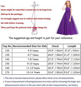 img 1 attached to Vintage Bridesmaid Dress for Girls 👗 13 14T - Dresses for Girls' Clothing