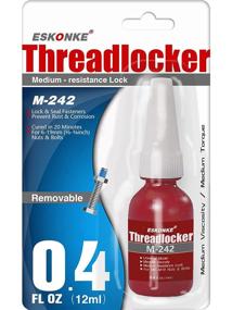 img 4 attached to 🔐 Blue Threadlocker M-242: Medium Strength 0.4 Oz (12 ml) - Lock Tight & Seal Fasteners Anaerobic Curing Metal Glue