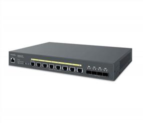 img 1 attached to EnGenius Cloud 10G ECS5512FP PoE Switch With 8 Ports And 420W Budget, Includes 4 SFP+ Uplink Ports For High-Speed Networking