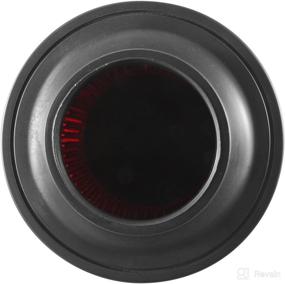 img 2 attached to 🔴 Spectre Performance Universal Clamp-On Air Filter: High Performance, Washable Round Tapered Filter, 3-inch (76 mm) Flange ID, 6.5-inch (165 mm) Height, 6-inch (152 mm) Base, 4.75-inch (121 mm) Top, SPE-9132, Red