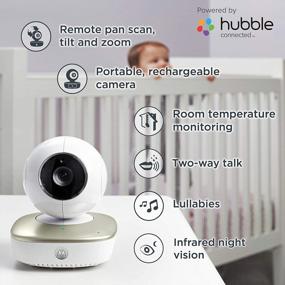 img 3 attached to Motorola Smart Nursery Cam: Portable Wi-Fi Video Baby Monitor Camera For Home Monitoring