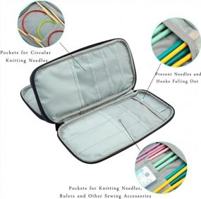 img 3 attached to QZLKNIT Knitting Organizer Circular Accessories Knitting & Crochet