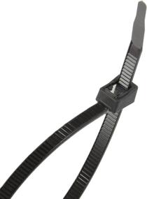 img 3 attached to 🔗 Gardner Bender 46-311UVBSC Nylon Self-Cutting Cable Tie: 11 inch, 50 lb. Tensile, UV Resistant Black - Pack of 50