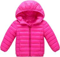 👶 hileelang toddler winter puffer outwear: stylish apparel and accessories for baby girls and clothing logo