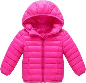 img 2 attached to 👶 HILEELANG Toddler Winter Puffer Outwear: Stylish Apparel and Accessories for Baby Girls and Clothing