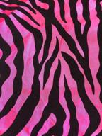 octorose taffeta zebra printing sewing fabrics order by yard (taffeta-pink-zebra, sample swatch) logo