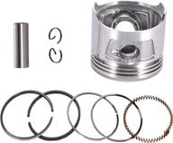 🛵 enhance performance with goofit 47mm 4 stroke piston ring kit for 70cc horizontal engine atv scooter логотип