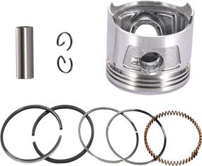 img 4 attached to 🛵 Enhance Performance with GOOFIT 47mm 4 Stroke Piston Ring Kit for 70cc Horizontal Engine ATV Scooter