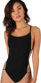 img 4 attached to Verdusa Women'S Sleeveless Scoop Neck Strappy Backless Bodysuit - Sexy & Stylish