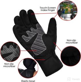 img 2 attached to Waterproof Touch Screen Thinsulate Snowboarding Snowmobiling