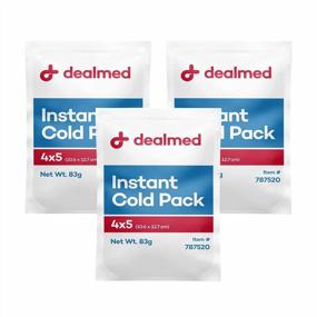 img 4 attached to Instant Relief For Injuries: Dealmed Pack Of 3 Disposable Cold Packs - Single Squeeze Activation, No Refrigeration Needed