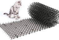 🌿 toopify 13фт садовый коврик с шипами cat scat spike mat prickle strip мат для отпугивания шипами на домашний учет для собак и кошек (6.5ft, 2 шт. в упаковке) логотип