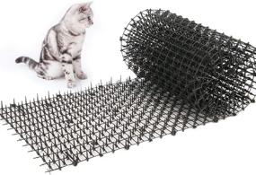 img 4 attached to 🌿 Toopify 13ft Garden Cat Scat Spike Mat Prickle Strip Home Spike Deterrent Mat for Dogs and Cats (6.5ft, Pack of 2)