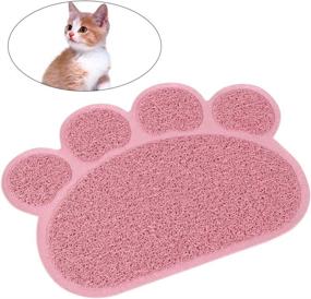 img 3 attached to UEETEK Litter Non Slip Kitten Placemat